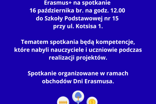 Zaproszenie na ErasmusDays - spotkanie dla realizatorów projektów