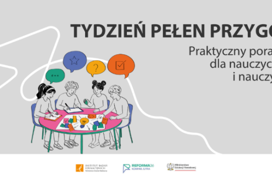“Tydzień pełen przygód. Praktyczny poradnik dla nauczycieli i nauczycielek”
