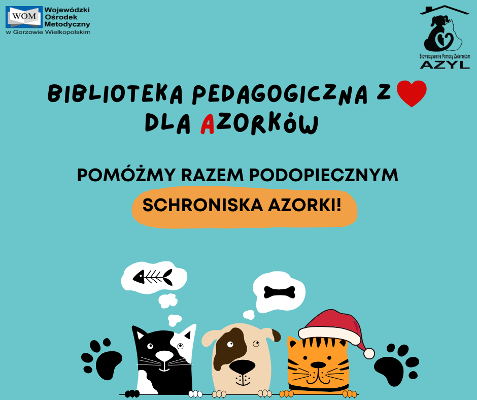 Biblioteka Pedagogiczna WOM pomaga schronisku Azorki